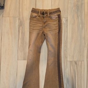 Brown Flared Women's Jeans